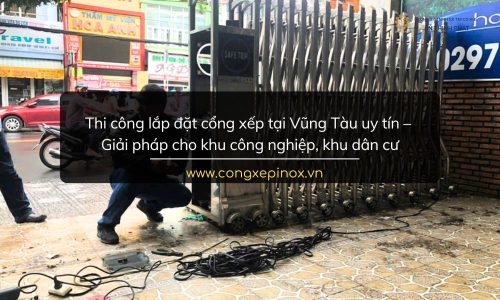 Lap Cong Rrt Thi Công Lắp đặt Cổng Xếp Tại Vũng Tàu Uy Tín, Giá Rẻ - An Thịnh Phát